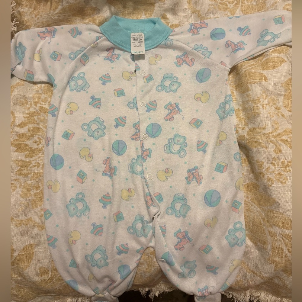 Adorable Pastel Print Kids One Piece